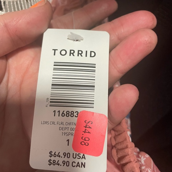 Torrid floral print dress size 2 - Picture 4 of 4